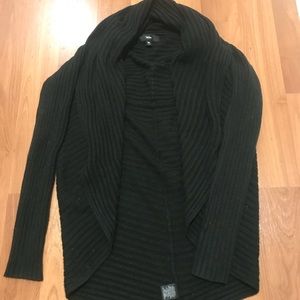 Black Cable Shrug Sweater
